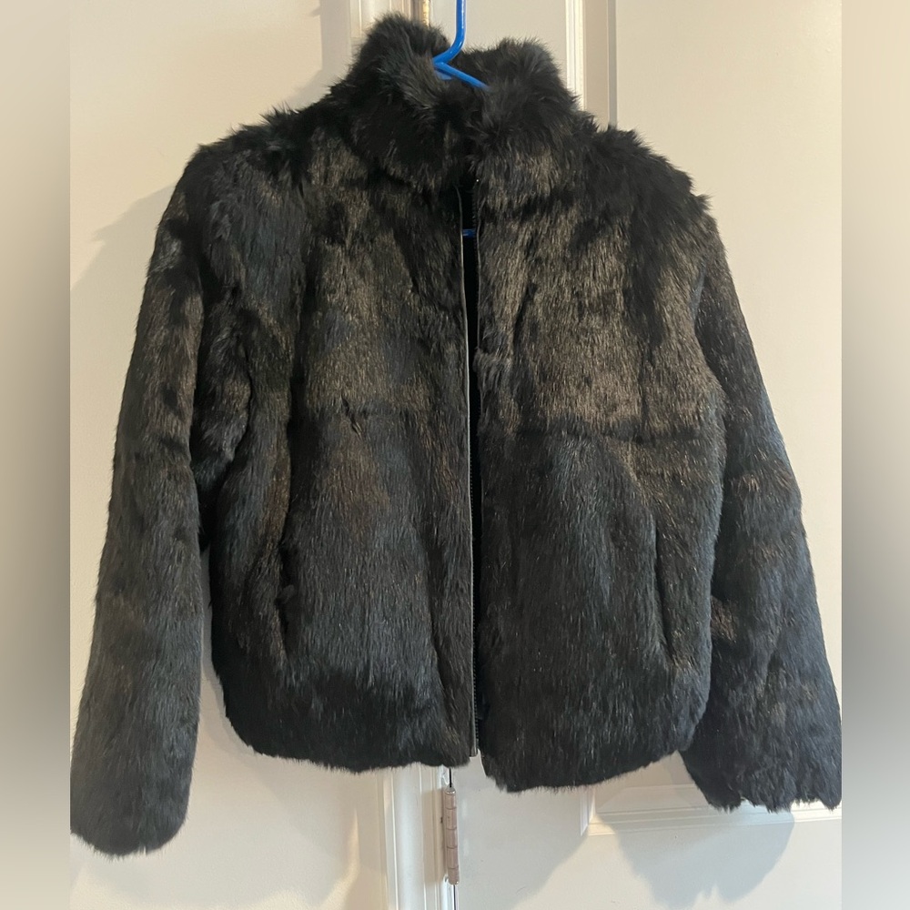 Child rabbit Fur Jacket